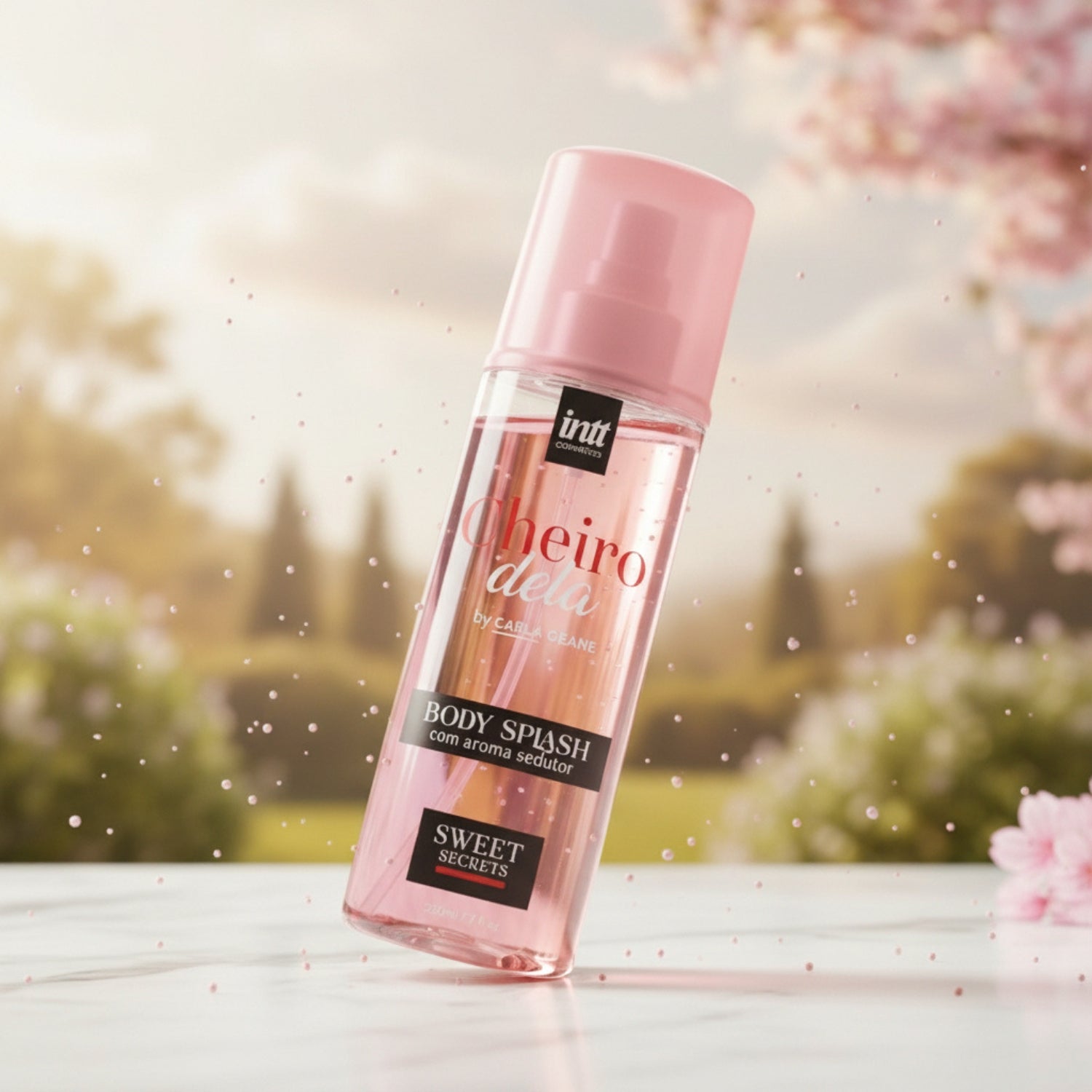 Body Splash Corporal Feminino Cheiro Dela Carla Geane Intt