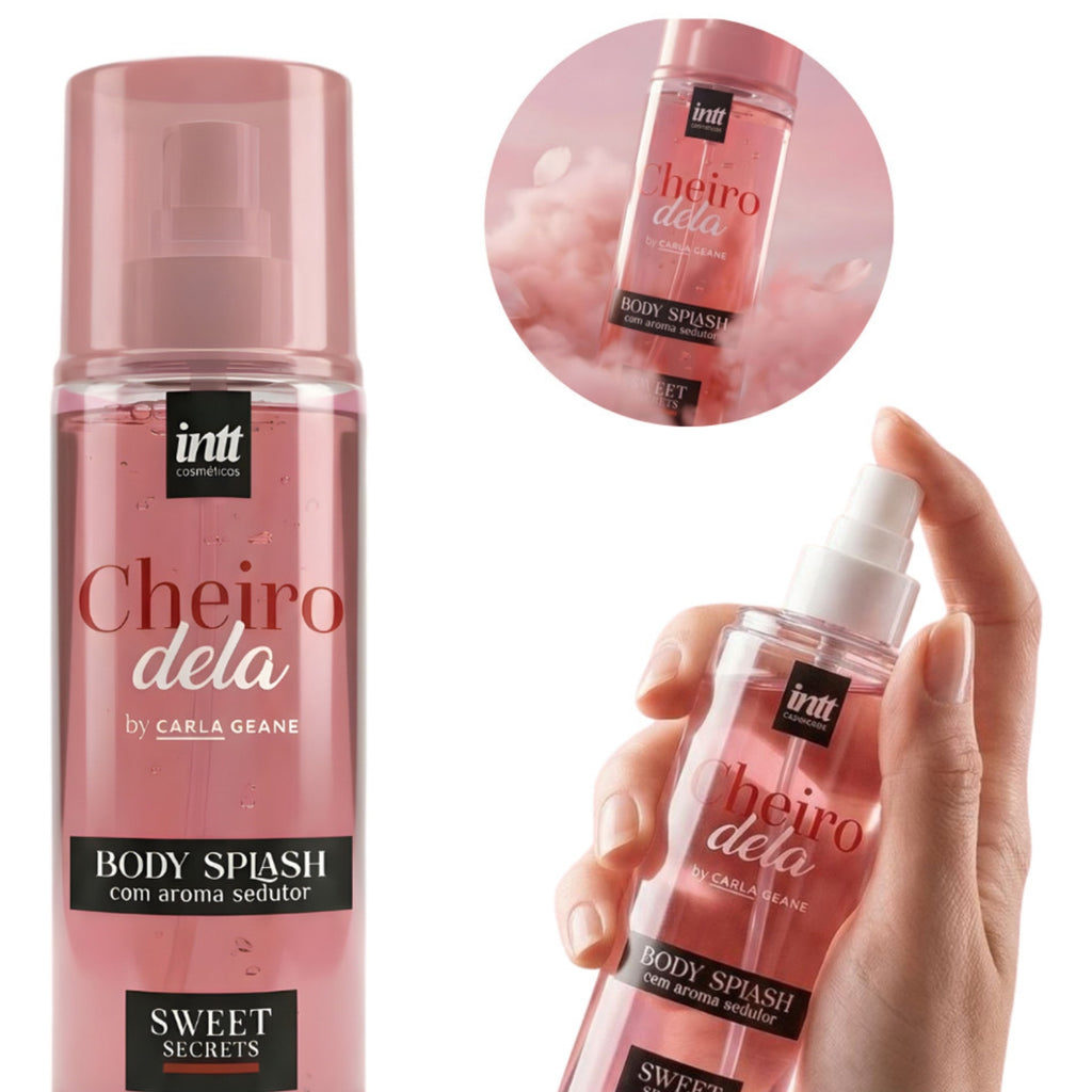 Body Splash Corporal Feminino Cheiro Dela Carla Geane Intt