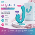 Vibrador Orgasm Intt com Estimulação Tripla para Ponto G, Clitóris e Canal Vaginal Recarregável