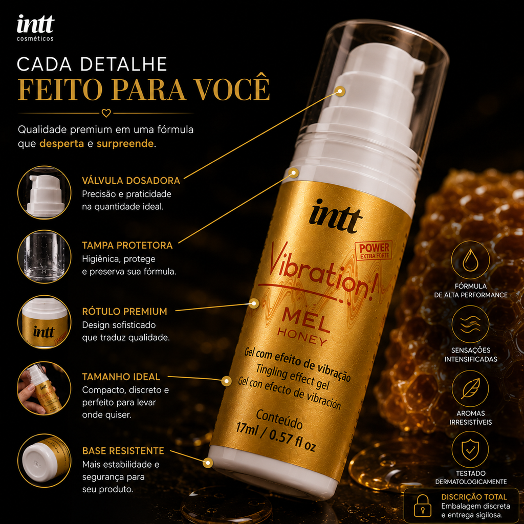 Vibration Power - Vibrador Líquido - Diversos sabores