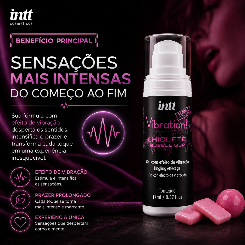 Vibration Power - Vibrador Líquido - Diversos sabores