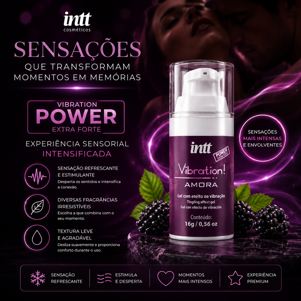 Vibration Power - Vibrador Líquido - Diversos sabores