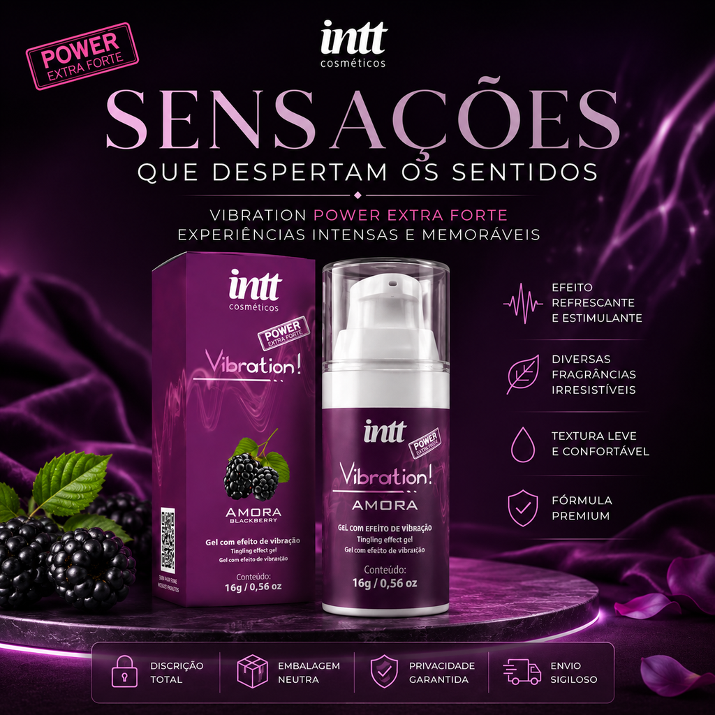 Vibration Power - Vibrador Líquido - Diversos sabores