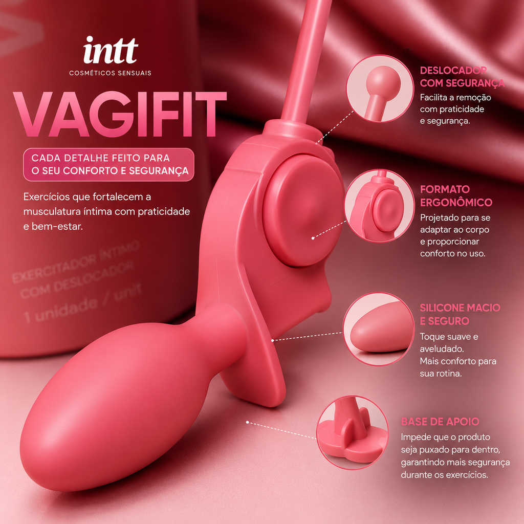 Vagifit Intt Exercitador Íntimo | Fortalecimento Pélvico e Bem-Estar Feminino