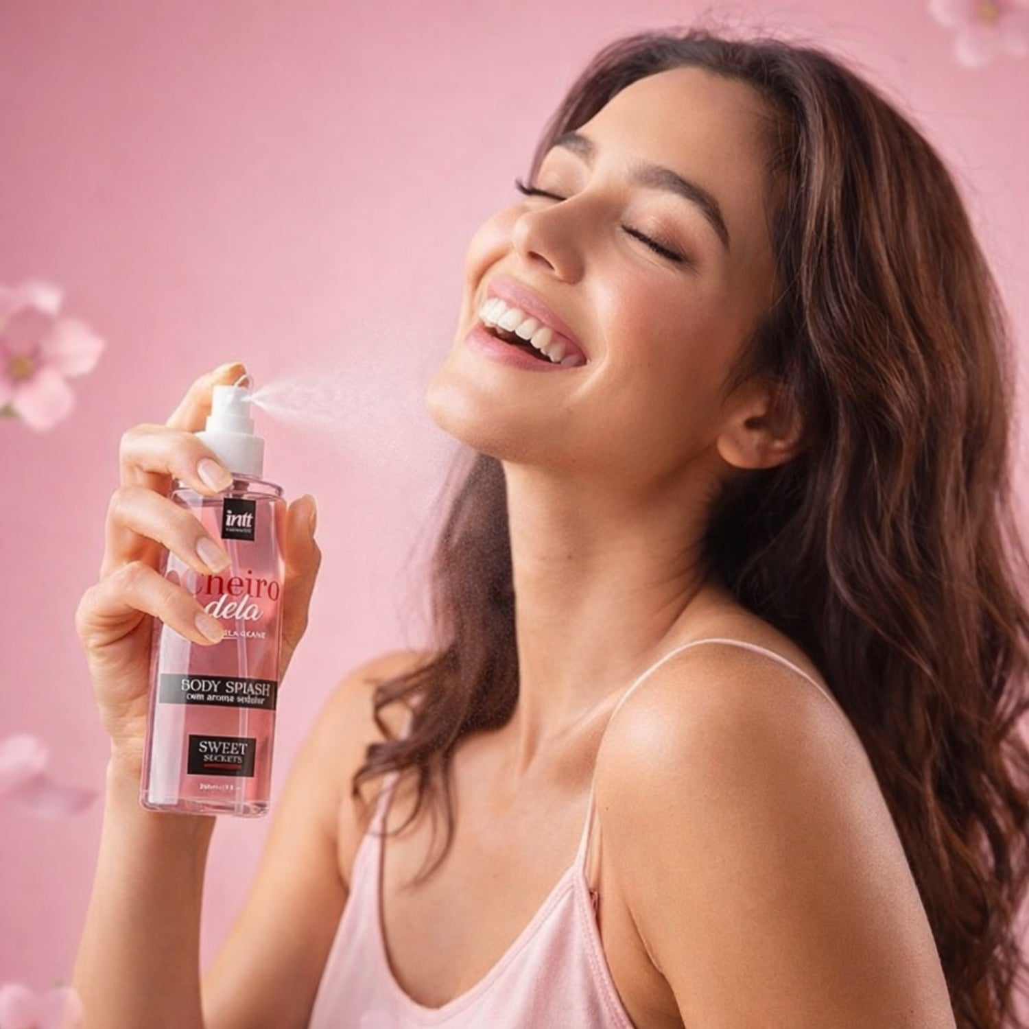 Body Splash Corporal Feminino Cheiro Dela Carla Geane Intt